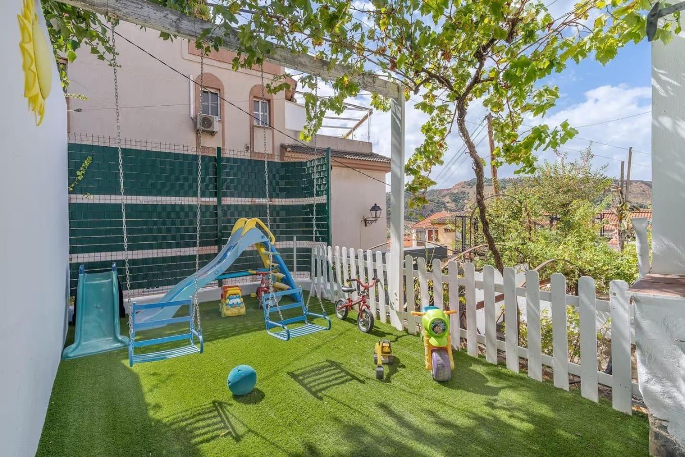 Casa Rural Vistablanca En Una Sola Planta Con Bonitas Vistas Y Piscina - Junto A La Capital Y La Alhambra Cenes De La Vega Exterior foto