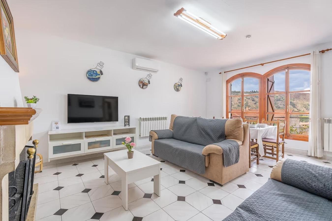 Casa Rural Vistablanca En Una Sola Planta Con Bonitas Vistas Y Piscina - Junto A La Capital Y La Alhambra Cenes De La Vega Exterior foto